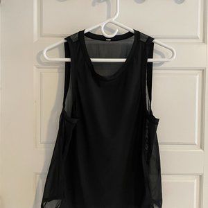 Lululemon Cropped Tank Top with Mesh Back